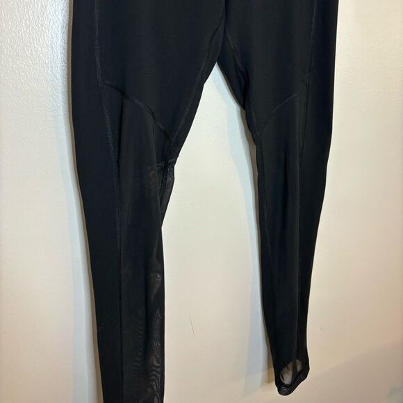90 Degree by Reflex Black Mesh Athletic Leggings Size Small - Picture 3 of 10